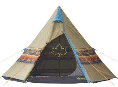 Logos One Pole Tent "Navajo Teepee 300" 3-4 Person 118.11×98.42×70.86in Foto 1 de 4