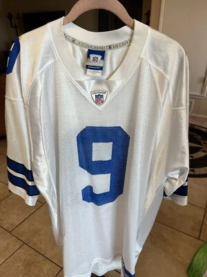 Camiseta deportiva de malla de vaquero Dallas blanca XL Reebok Romo #9 de la NFL nueva sin etiquetas Foto 1 de 4