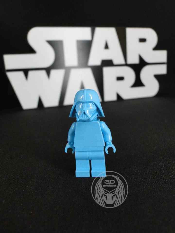 Darth Vader Prototype  Monochrome Medium Azure Star Wars™® ORIGINAL LEGO® Figure - Bild 1 von 1