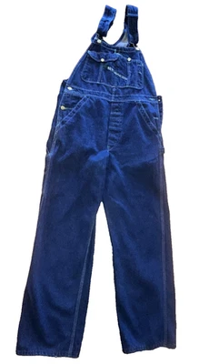 Vintage Key Imperial Work Farm Bib Overalls Unisex Hipster 36x29 - Image 1 of 4