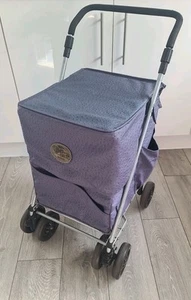 Deluxe Sholley Shopping Trolley Belgravia Walking Aid Folding 6 wheeled foldable - Picture 1 of 23