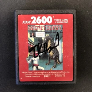 Secret Quest - Atari 2600 - Nolan Bushnell - cartuccia firmata - firmata dal designer - Foto 1 di 3