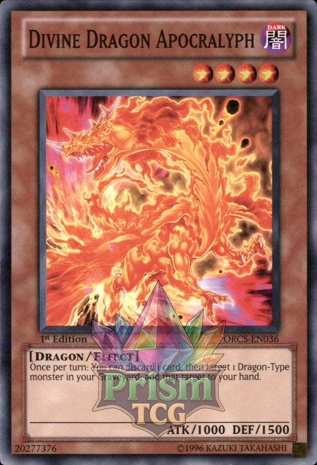 1st Ed Divine Dragon Apocralyph ORCS-EN036 Yugioh - Image 1 of 1