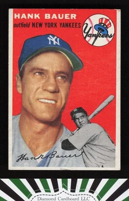 1954 Topps #130 Hank Bauer VG e - Image 1 of 2