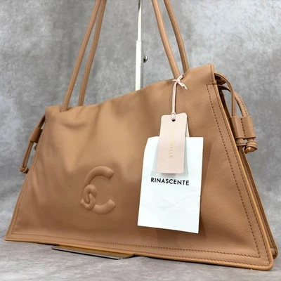 Coccinelle DULSE Leather Shoulder Bag Camel Women Used Authentic - Image 1 of 4