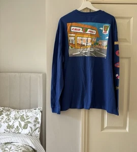 Simpsons Animated Long Sleeve T-Shirt Primark Kwik-E-Mart Size XL - Picture 1 of 3