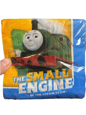 THOMAS THE TANK ENGINE All Aboard Friends SMALL NAPKINS (16) ~ Birthday Supplies - Image 1 of 4