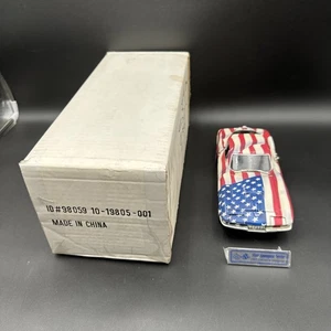 Ertl Diecast Car 1967 Chevy Corvette Star Spangled US Flag 1:18 Scale - Photo 1/11