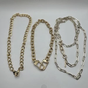 ANNE KLEIN Purse Strap Case Mate Crossbody Strap Gold Purse Chain Lot (3) P5 - Picture 1 of 8