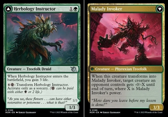x1 Herbology Instructor // Malady Invoker - March of the Machines - NM - MTG - Image 1 of 1