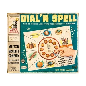 MTB Boardgame Dial 'N Spell Box Fair/VG+ - Picture 1 of 1