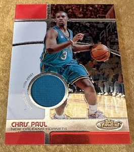 Parche de camiseta Topps Finest FFR-CP Chris Paul 1530/1629 2006-07 usado en juegos - Imagen 1 de 3
