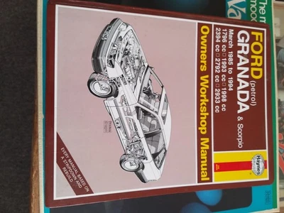Ford Granada Mk3 & Scorpio (Petrol, 1985-1994) Haynes Workshop Manual - Image 1 of 4
