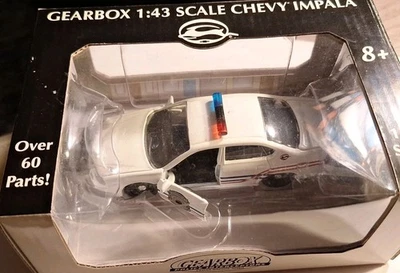 Limited Edition GEARBOX: 1:43 Scale 2001 Chevy IMPALA 'Chevrolet PD' #27304 - Image 1 of 4