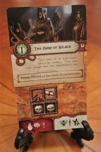 Elder Sign THE HAND OF SOLACE Card Expansion Promo Preorder Bonus Board Game - Picture 1 of 1