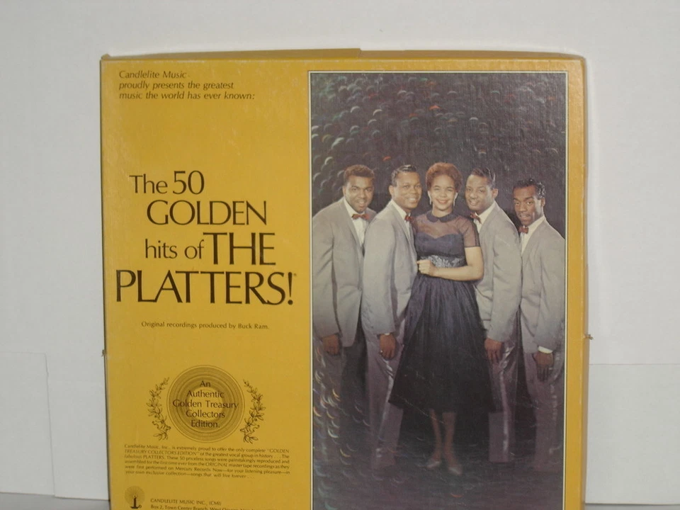THE PLATTERS 50 Golden Hits of BOX Twilight Time Great Pretender Magic Touch 4LP - Image 1 of 1