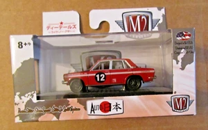 M2 Machines Auto-Japan 1969 NISSAN BLUEBIRD 1600 SSS ~ Red ~ 1:64 ~ NIP  - Picture 1 of 2