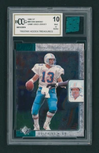 1996 SP Dan Marino #88 GAME USED JERSEY Patch BCCG 10 TRISTAR HIDDEN TREASURES - Picture 1 of 2