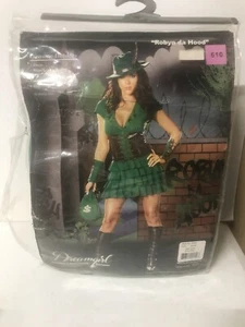 Dreamgirl Robyn Da Hood  Adult 6 Piece Halloween Costume Size Small 90lb-120lb - Picture 1 of 5