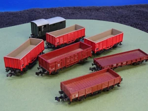 Minitrix / Roco / Flm. / Arnold Güterwagen 7 Stück Gebraucht 1:160 NB103 - Bild 1 von 4