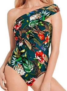 MagicSuit Swimwear Serenity Goddess Convertible One Shoulder One Piece (size 14 - Picture 1 of 3