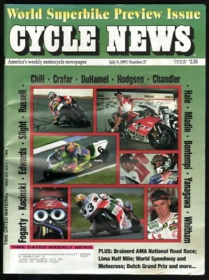 1997 July 9 Cycle News - Vintage Motorcycle Newspaper - Image 1 of 2