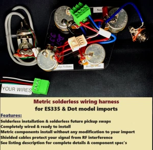 Metric ES-335 and Dot Solderless Wiring Harness for imports - Picture 1 of 3