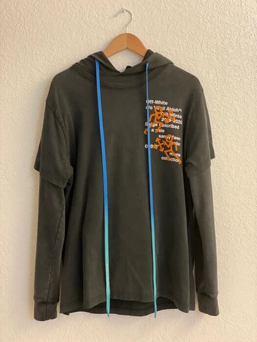 Felpa con cappuccio Off White taglia S