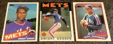 1985, 1986, & 1989 Topps Dwight Gooden Baseball Cards Lot of (3) EX++ Condition!