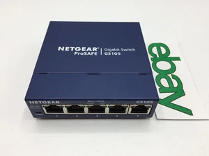 Netgear GS105 V5 Prosafe 5 Port Gigabit Switch [ NO POWER SUPPLY ] Free Shipping - Picture 1 of 4