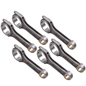 H-Beam Connecting Rods ARP 2000 Bolts for Audi VW 3.0T EA839 V6 24V TFSI 20mm - Picture 1 of 10