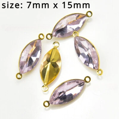 20X Cuentas de Cristal Vidrio Dije Colgante Material para Pendientes Fabricación de Joyas Hágalo Usted Mismo Foto 1 de 4