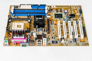 ASUS P4P800S SE REV. Carte mère 1.01 Socket 478, DDR RAM, AGP 8X audio et LAN - Photo 1/3