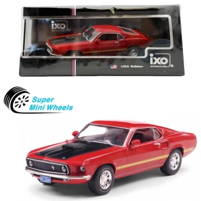 IXO Models 1:43 1969 Ford Mustang Mach 1 - Calypso Coral （Red） - Image 1 of 4