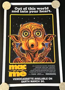 Mac and Me (1988) affiche imprimée / film - Schoenbach - goulot d'étranglement BNG pas Mondo - Photo 1 sur 4