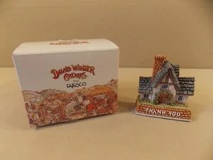 David Winter Cottages Thank You Gift 1997 with Box - Picture 1 of 3
