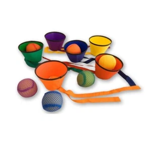 6er Set Handgelenk Ballfänger Familie Spaß Outdoor weich bunt Ball Kinderzimmer - Bild 1 von 1