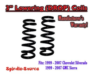 3" Lowering Drop Coils Spring Kit FOR 99 - 06 Chevy Silverado GMC Sierra 1500 V6 - Bild 1 von 1
