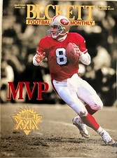 Beckett Football Card Monthly Steve Young Cover Apr 1995 Issue 61 Super Bowl MVP