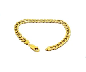 Pulsera de oro amarillo de 9 quilates para damas semi hueca presentación en caja - Imagen 1 de 1