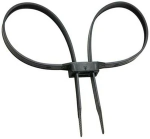 3 Pack Monadnock Products  Black Double Cuffs/Restraints w Safety Cutter - Picture 1 of 4