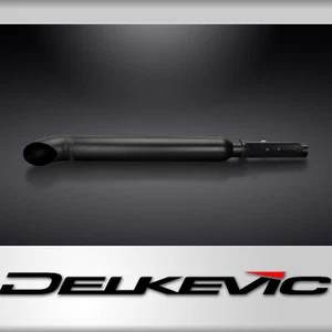 Yamaha XV950 Bolt 2014-21 Delkevic 21" Ceramic Turn Out Baffle Slip On Muffler - Picture 1 of 4