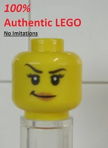 LEGO NEW Yellow Female Eyelashes Smile (1x) 6174813 Minifigure Head 29627 - Picture 1 of 1