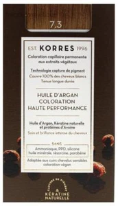 Korres Permanent Color Argan Oil - Hair Colour: 7.3 Golden Blond - Picture 1 of 1