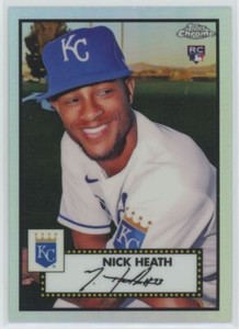 2021 Topps Chrome Platinum Anniversary Refractor Nick Heath Royals #45
