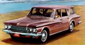 1962 Dodge Lancer Station Wagon Red Refrigerator Fridge / Tool Box Magnet - Picture 1 of 1