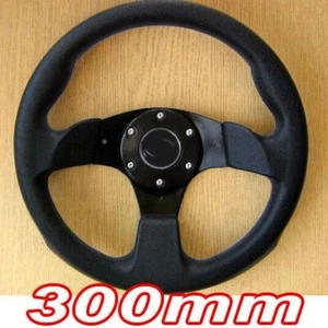 Volante 300mm Negro para los modelos Skyline R33 R34 200sx 100NX 300zx Patrol - Imagen 1 de 1