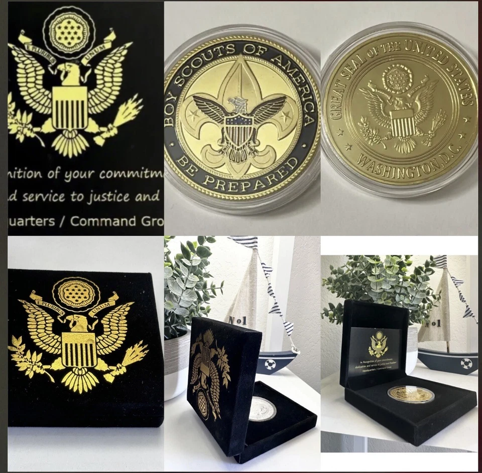 BOY SCOUTS OF AMERICA Challenge Coin  USA - Image 1 of 4