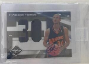 2009-10 Stephen Curry Limited Auto #30 Jersey RC... #18/49