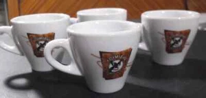 4 x TAZAS VINTAGE LOUMIDIS PAPAGALOS "ΑΡΧΟΝΤΙΚΟΣ" CAFÉ GRIEGO por taza y platillo!! - Imagen 1 de 7